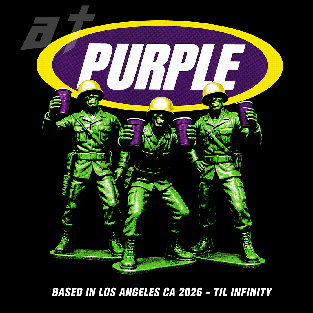 PURPLE™ | 1 OF 1 Premade Streetwear PNG Design (6250x6250 Transparent PNG)