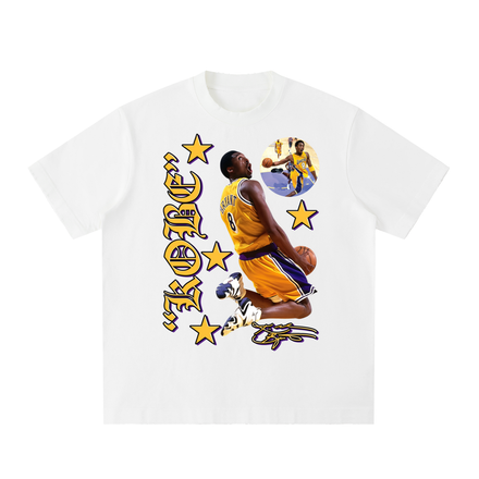 Kobe Bryant Legacy Dunk Heavyweight Oversized White T-Shirt
