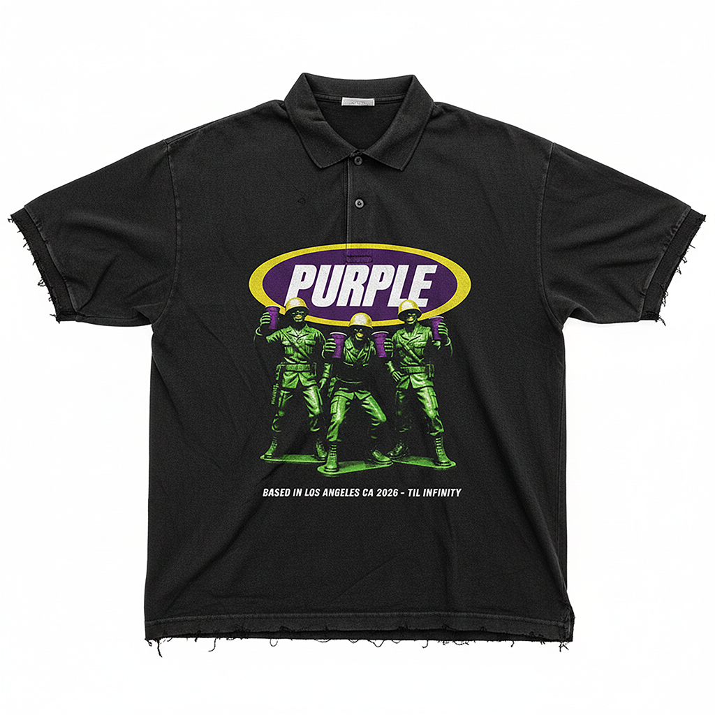 PURPLE™ | 1 OF 1 Premade Streetwear PNG Design (6250x6250 Transparent PNG)