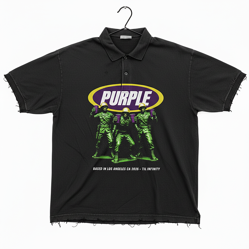 PURPLE™ | 1 OF 1 Premade Streetwear PNG Design (6250x6250 Transparent PNG)